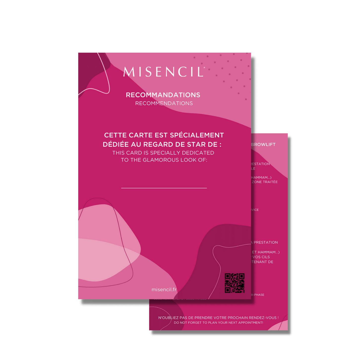 Cartes de Remerciements (x20) - Misencil