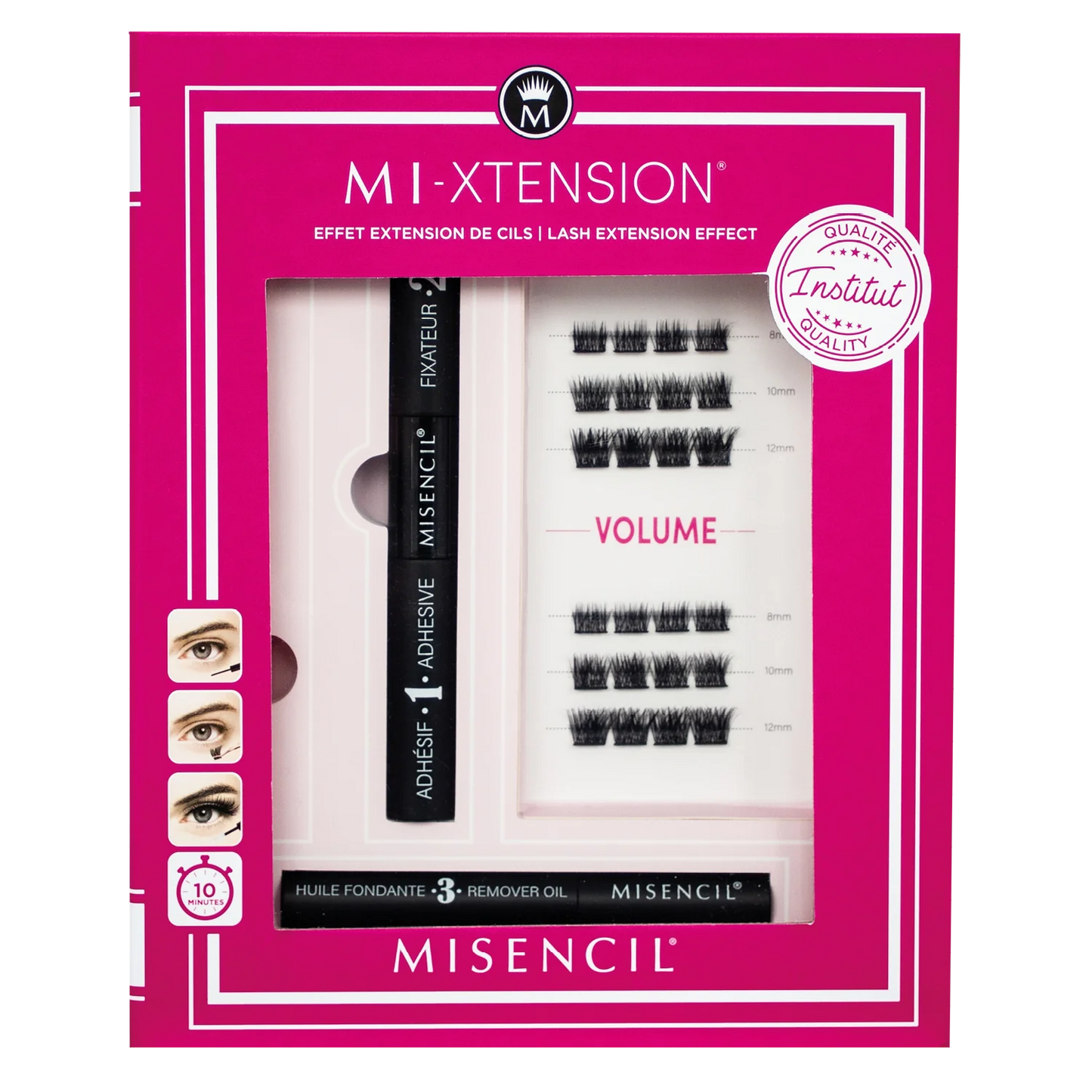 Kit MI-XTENSION - Des cils professionnels à la maison Volume - Misencil