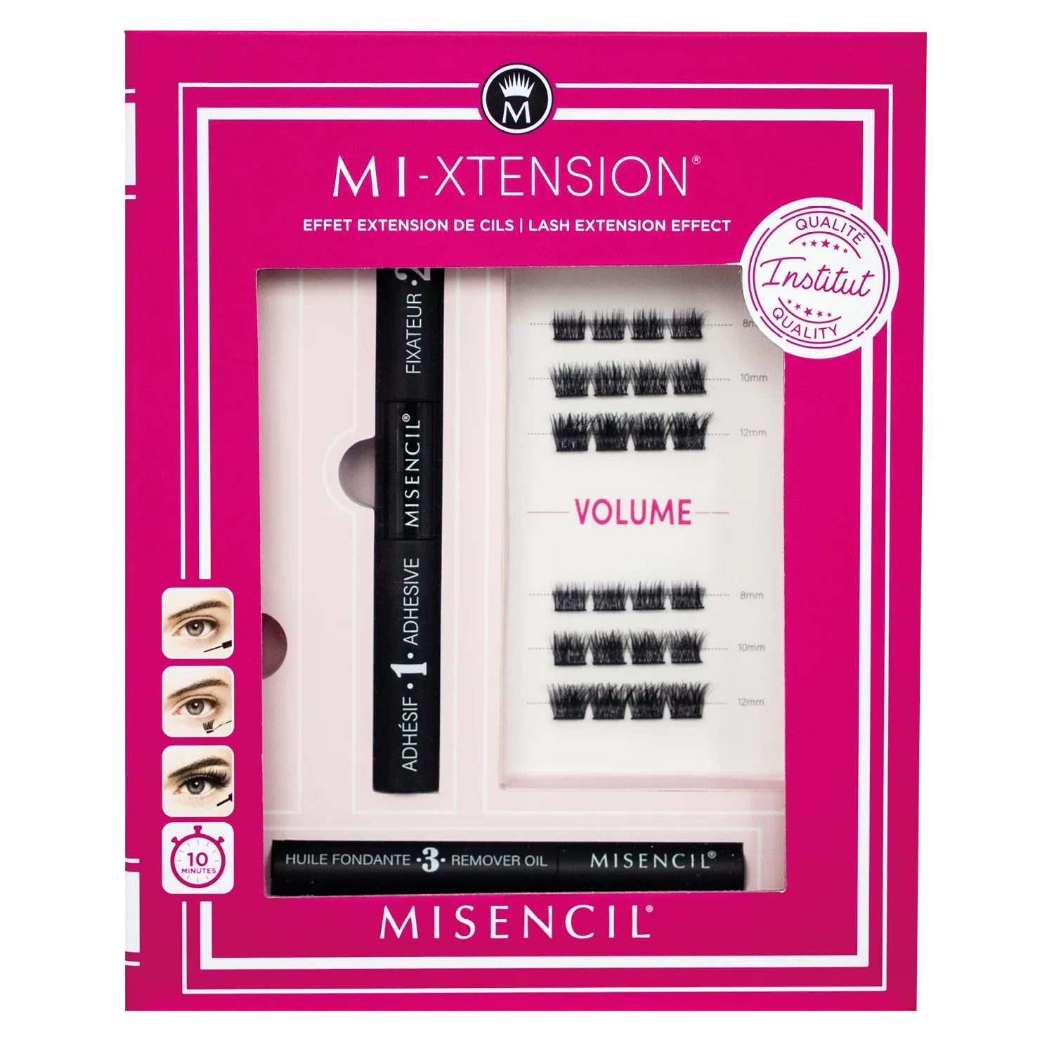 Kit MI-XTENSION - Des cils professionnels à la maison Volume - Misencil