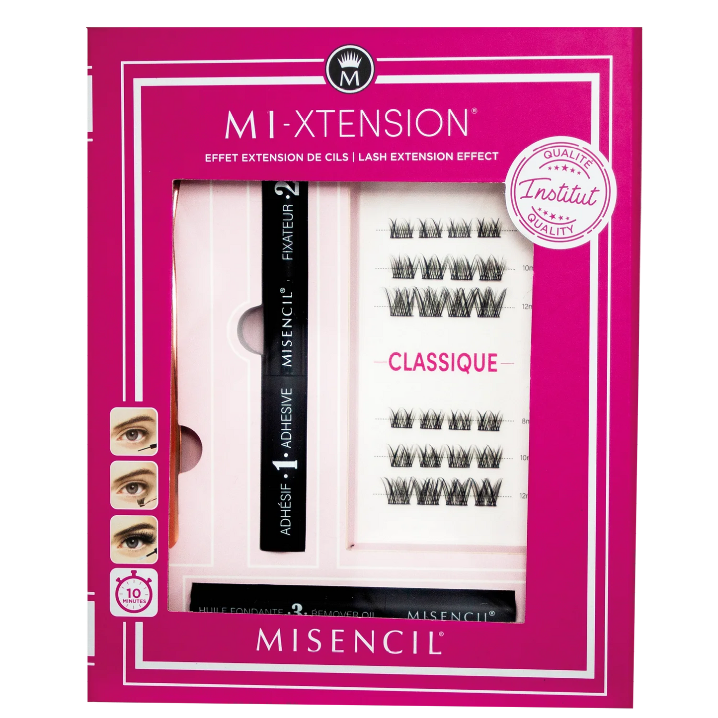 Kit MI-XTENSION - Des cils professionnels à la maison Classique - Misencil