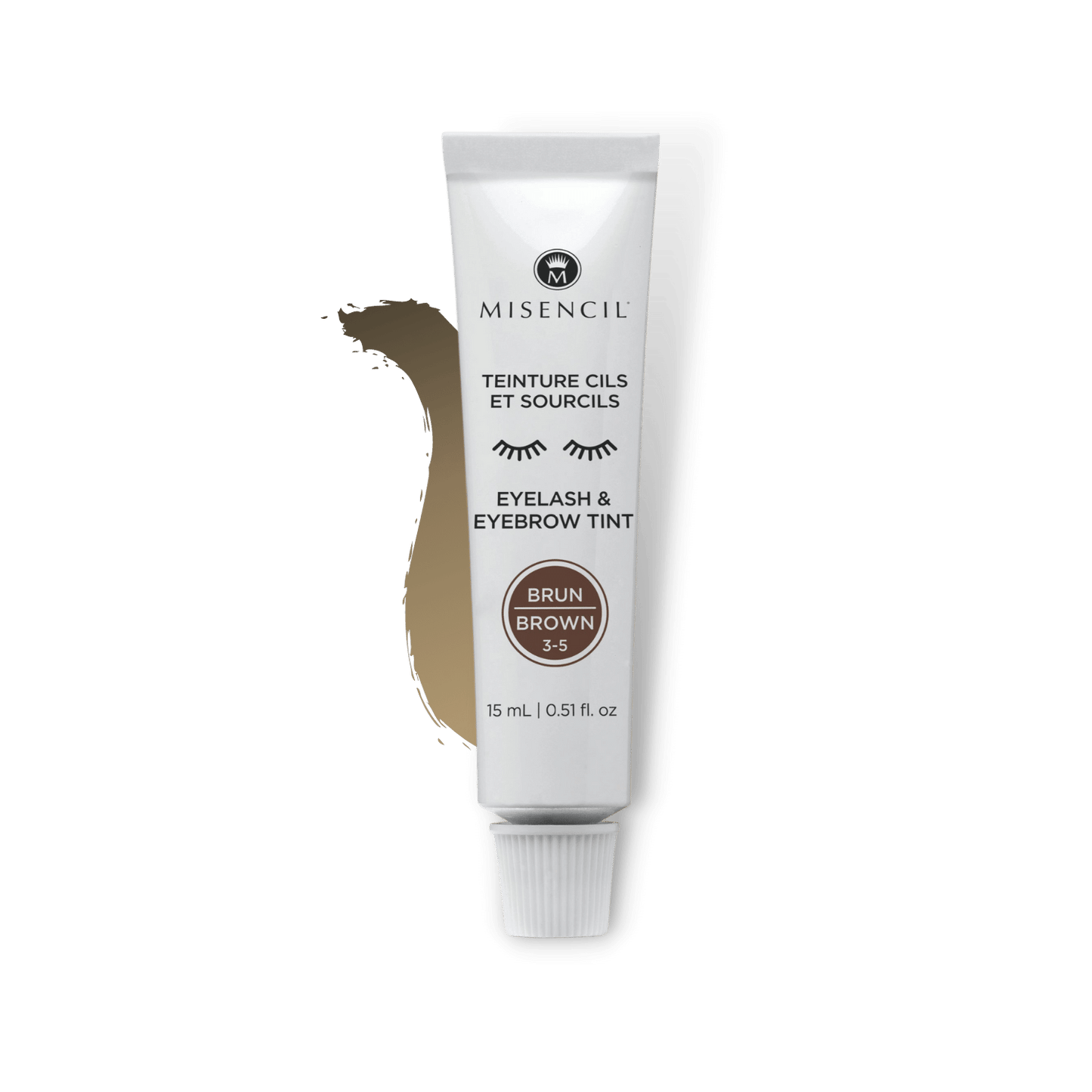 Teinture Marron pour Cils et Sourcils (3-5) - Misencil