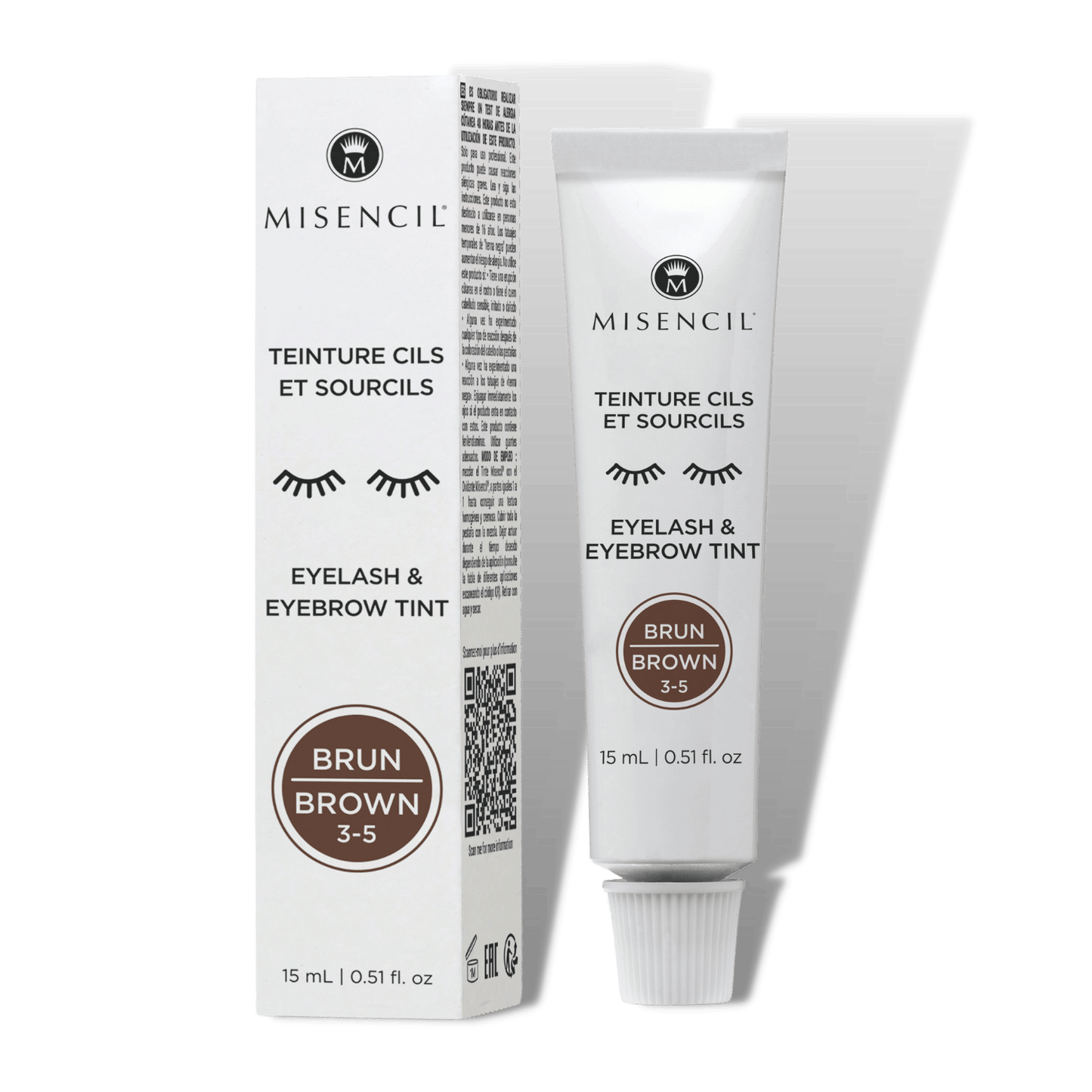 Teinture Marron pour Cils et Sourcils (3-5) - Misencil