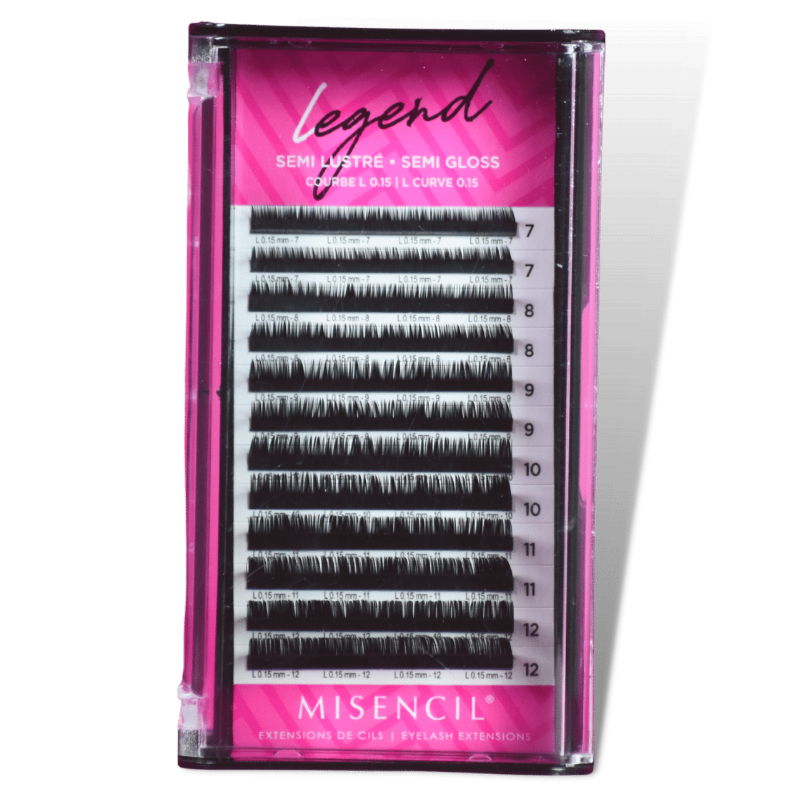 extensions de cils lash extension courbure L legend